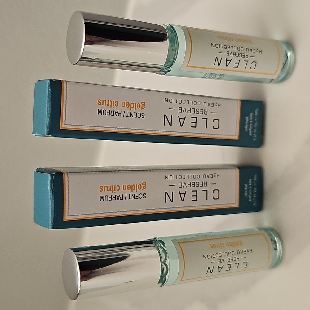 Clean Reserve H2EAU Collection Scent/Parfum In 'Golden Citrus'. Bundle Of Two.